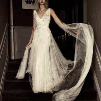 picture editorial fashion wedding dress luxury Paris